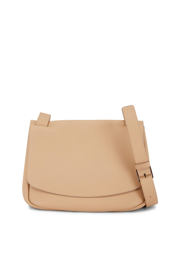 The Row - Mailbag Light Cuir Grained Leather Small Bag