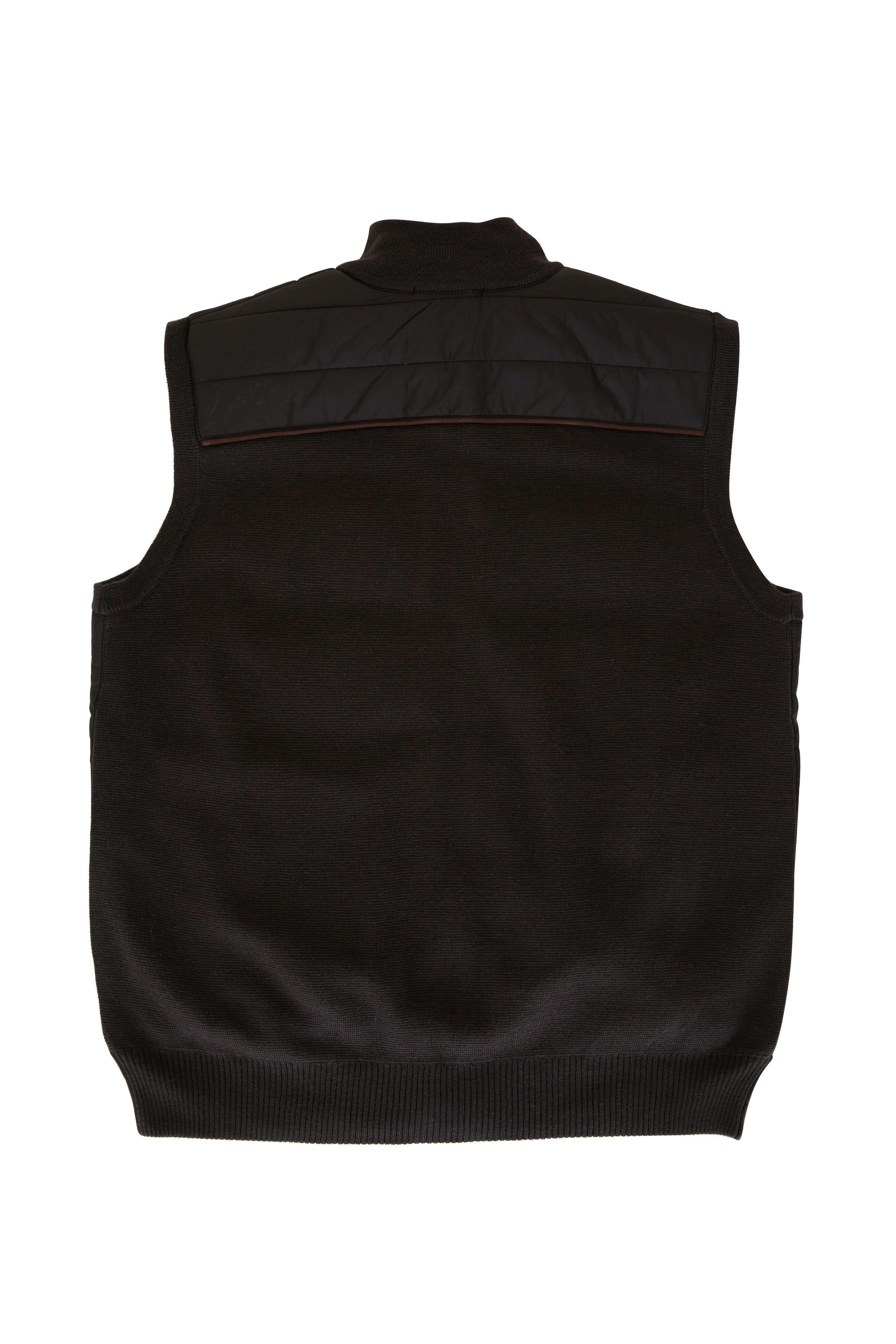 Raffi - Espresso Quilted Sweater Vest