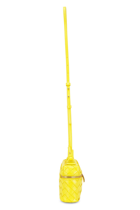Bottega Veneta Bang Bang Daffodil Intrecciato Leather Vanity Case - view 5