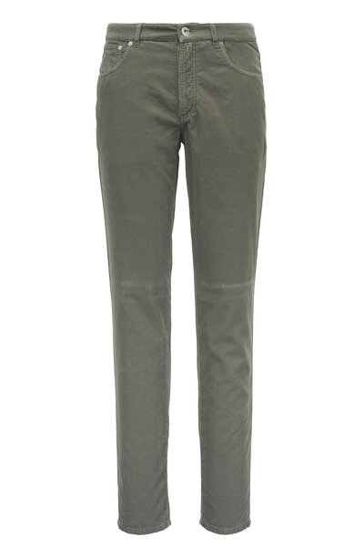 ボトムスその他 BRUNELLO CUCINELLI Women Pants M0H93P8907C2874 Green Women's pants, elegant and casual models | Brunello Cucinelli