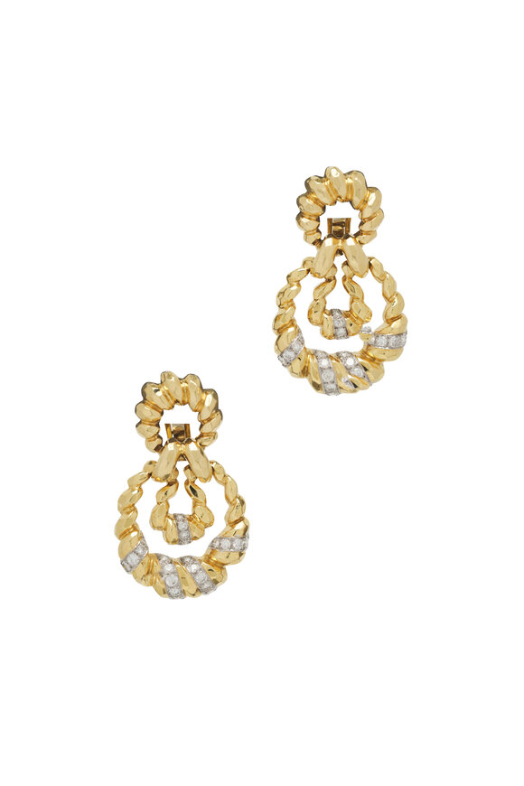 Vintage Collection - Wander Diamond Dangle Earrings