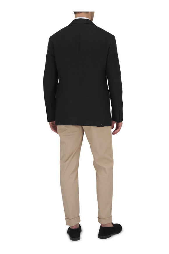 Brunello Cucinelli - Black Linen, Wool & Silk Blazer 