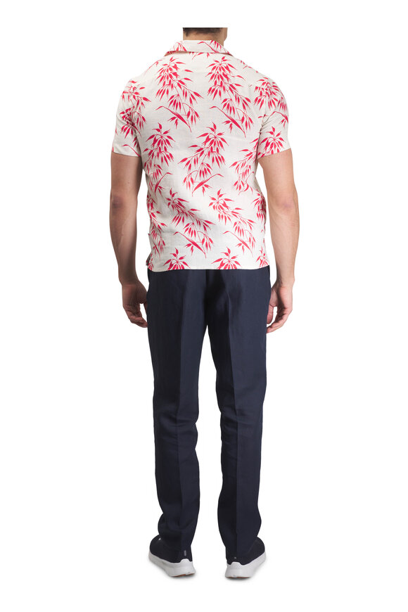 Orlebar Brown Griffon Night Iris Linen Pant - view 4