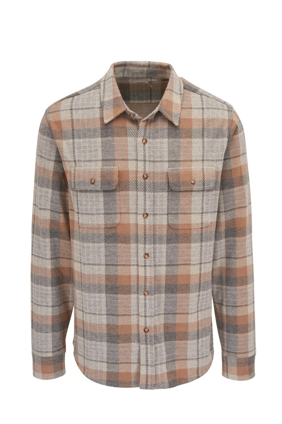 Faherty Brand - Legend™  West Outpost Plaid Sweater Shirt