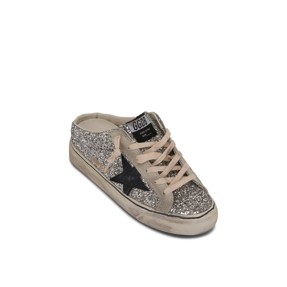 Golden Goose - Super-Star Sabot Glitter Slide Sneaker