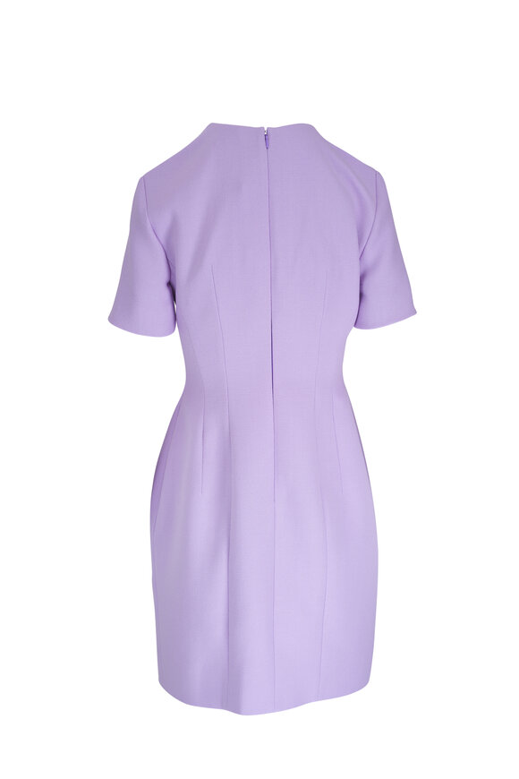 Adam Lippes - Flynn Lavender Wool Crepe Dress