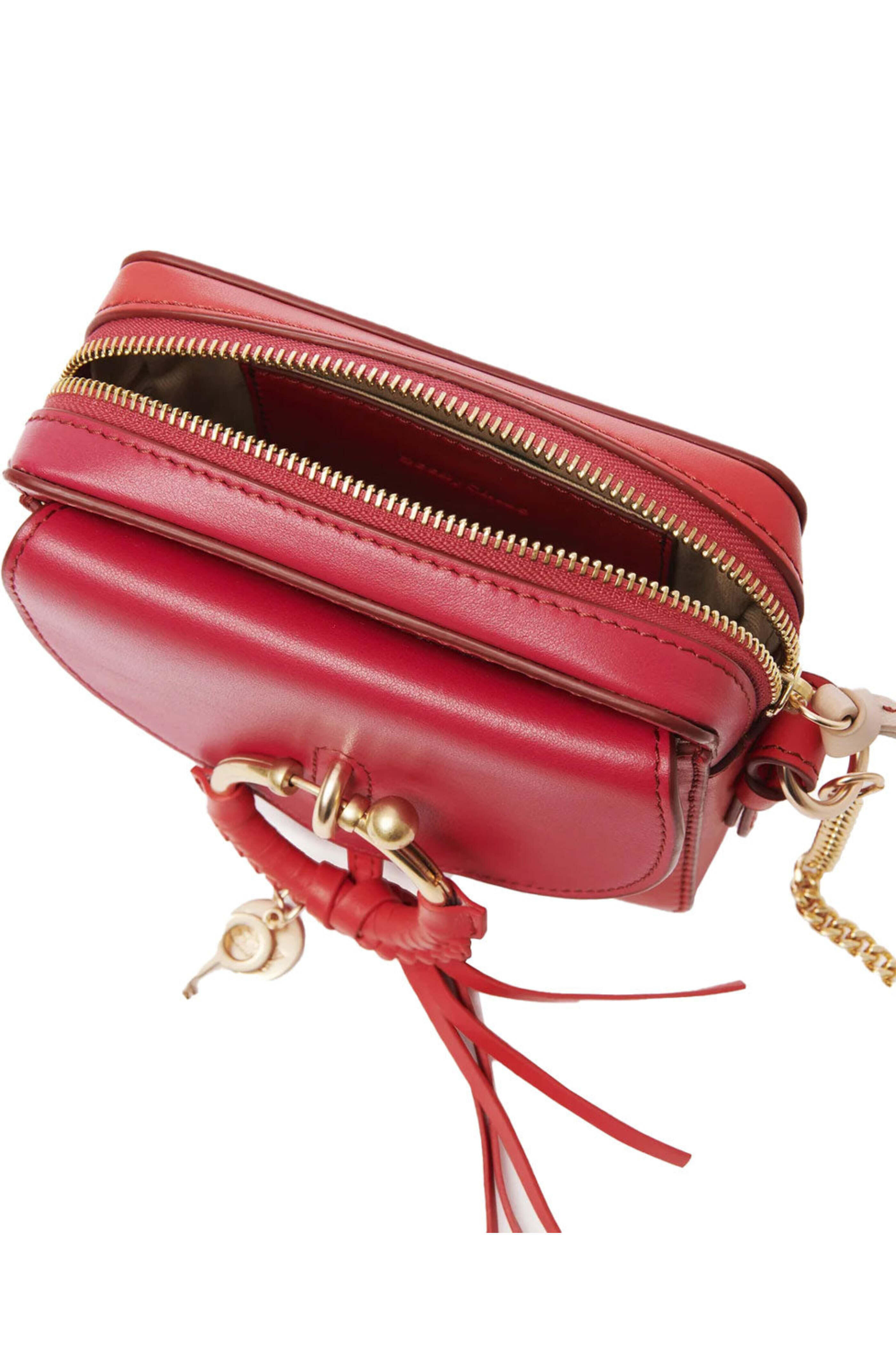 See by Chloé - Joan Camera Bag in Cherry Pink | Mitchell Stores See by Chloé - Joan Camera Bag in Cherry Pink | Mitchell Stores