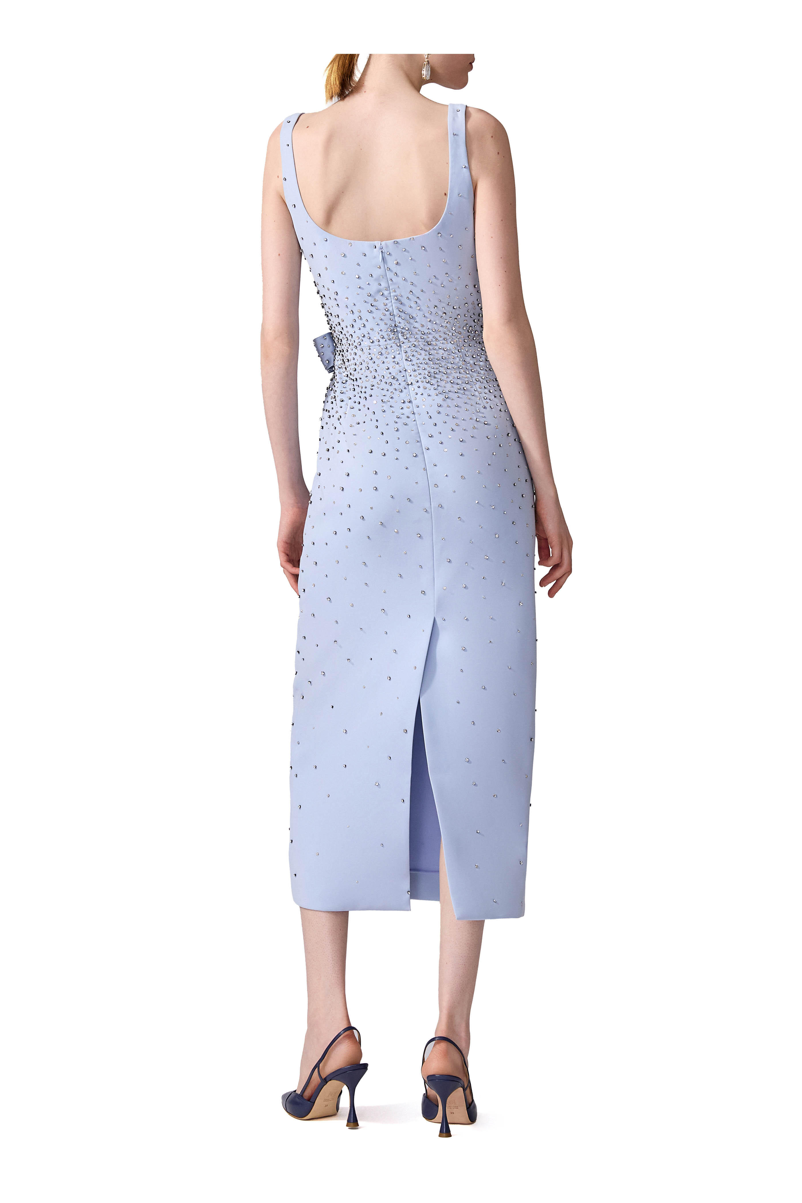 Carolina Herrera - Celestial Crystal Embellished Midi Dress