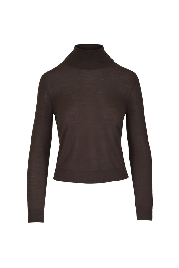 Vince Wood Cashmere & Silk Slim Turtleneck - view 1