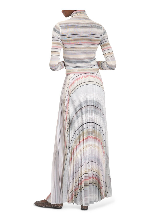 Missoni Multicolor Stripe Turtleneck Sweater - view 4
