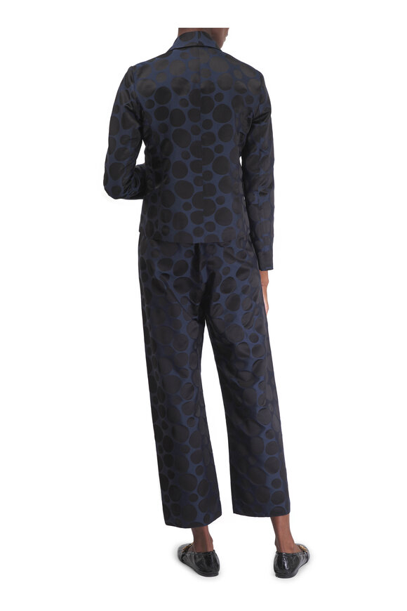 Peter Cohen Prime Bubble Navy & Black Duchess Jacquard Jacket - view 4