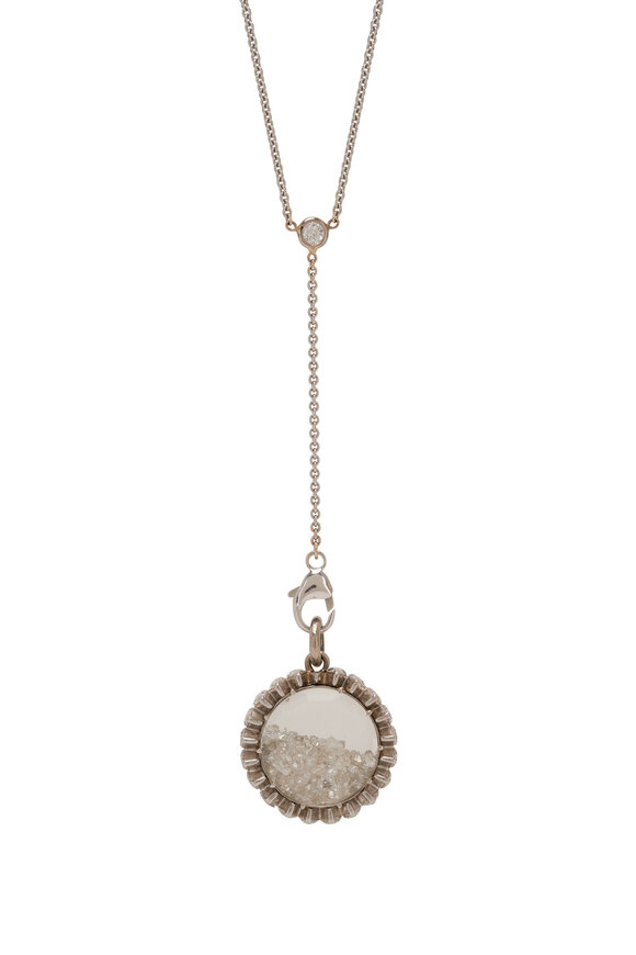 Renee Lewis - Shake© 7.5CT White Diamond Pendant Y Necklace