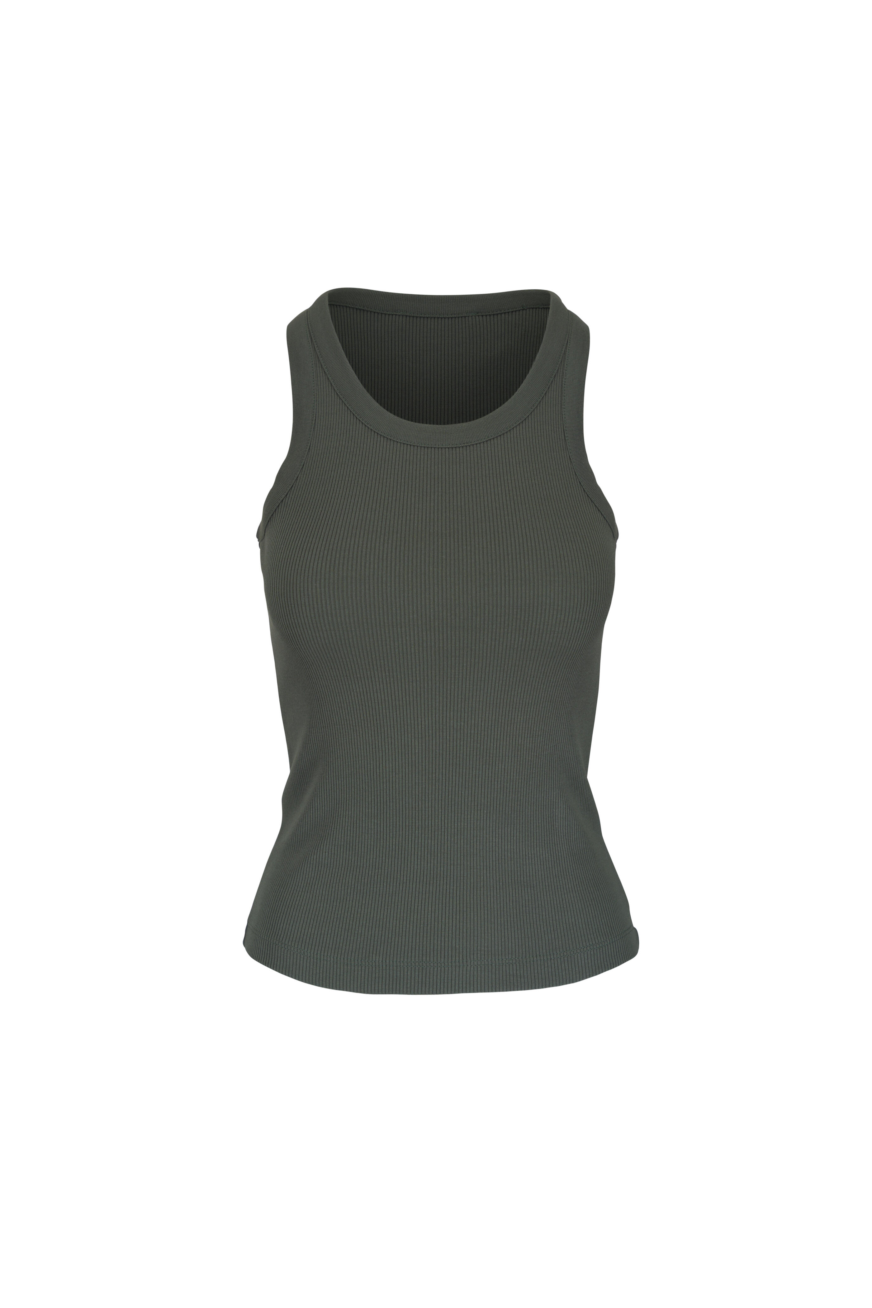 Vince - Pine Green Scoop Neck Tank - view 1