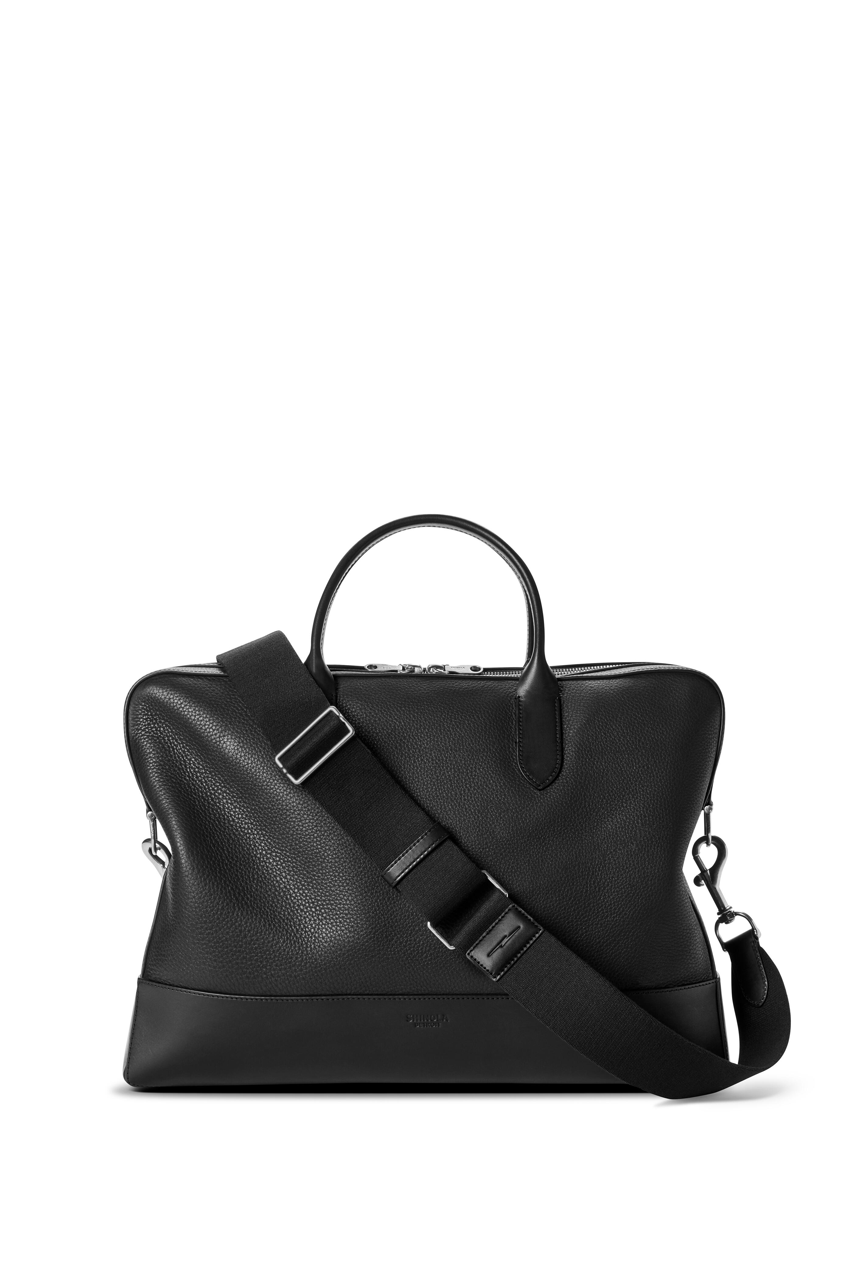 Shinola - Canfield Weekday Black Leather Brief Bag