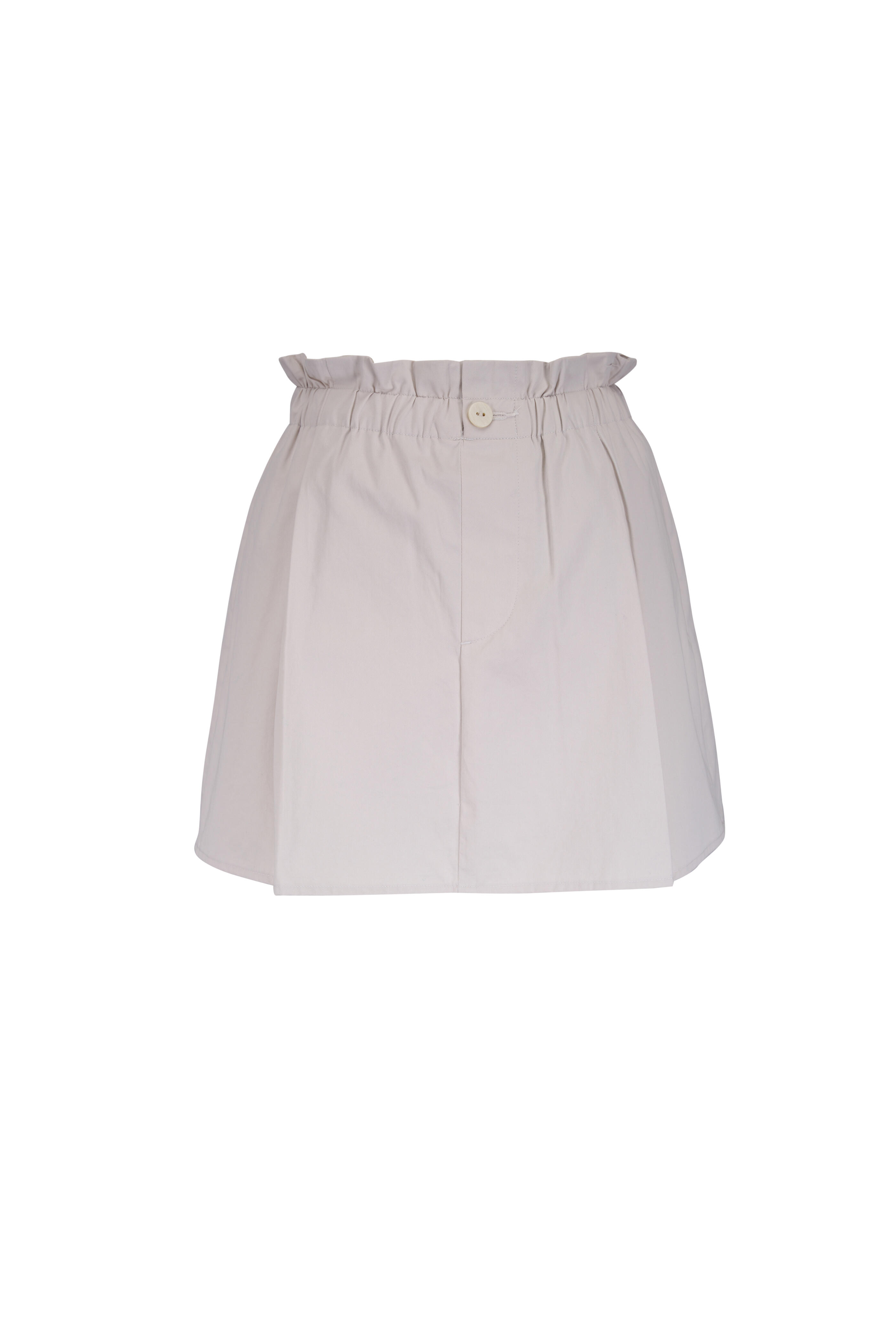 Vince - Oyster Cotton Pull-On Skort - view 1