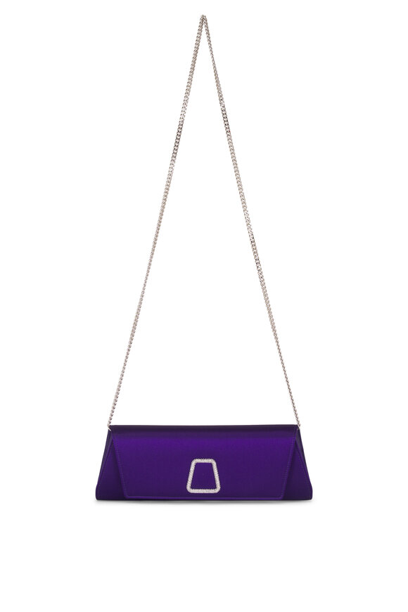 Akris Small Anouk Amythyst Trapezoid Clutch - view 1
