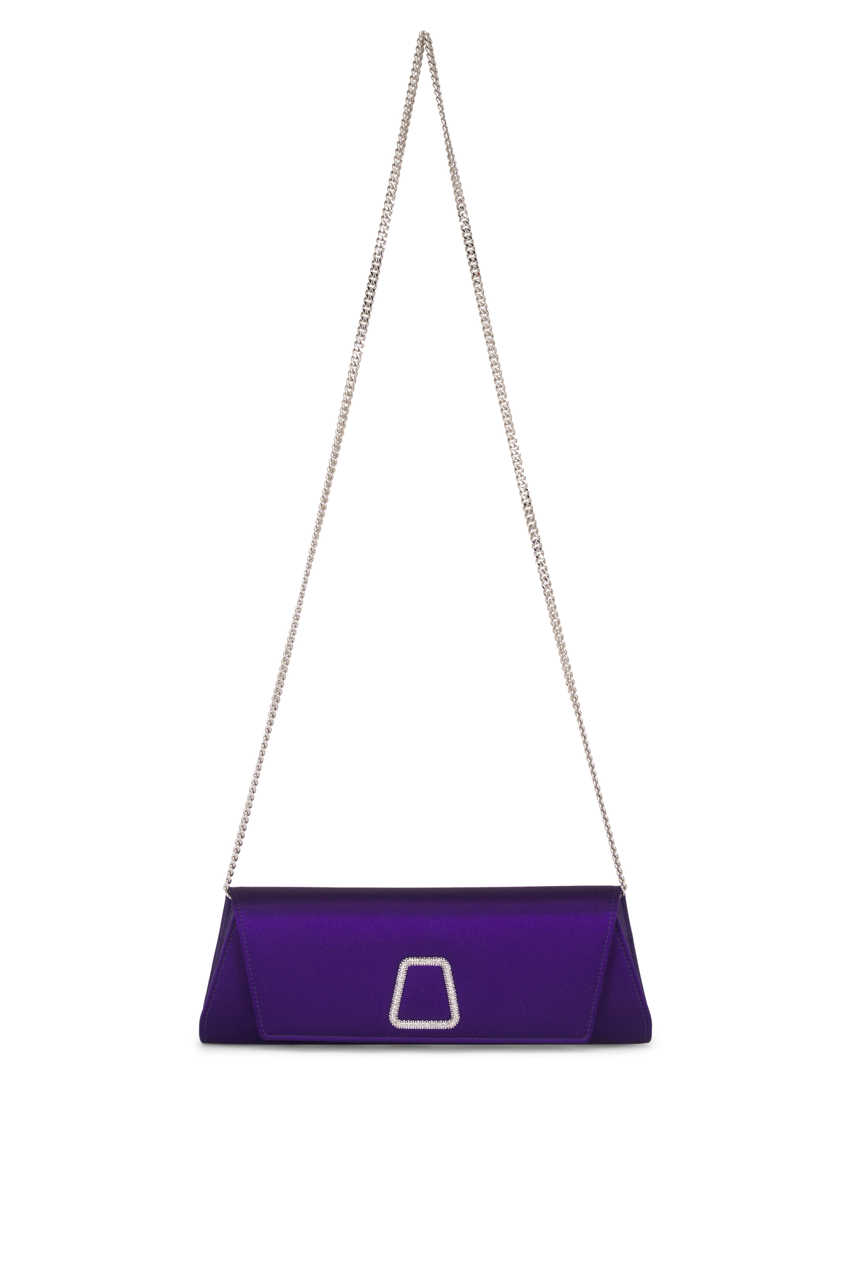 Akris - Small Anouk Amythyst Trapezoid Clutch - view 1