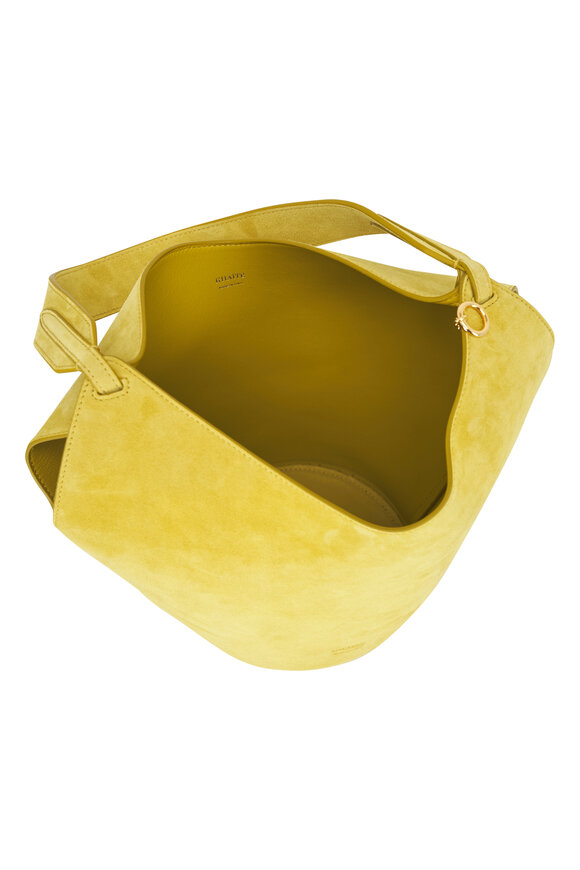 Khaite Mini Lotus Fern Suede Tote - view 5