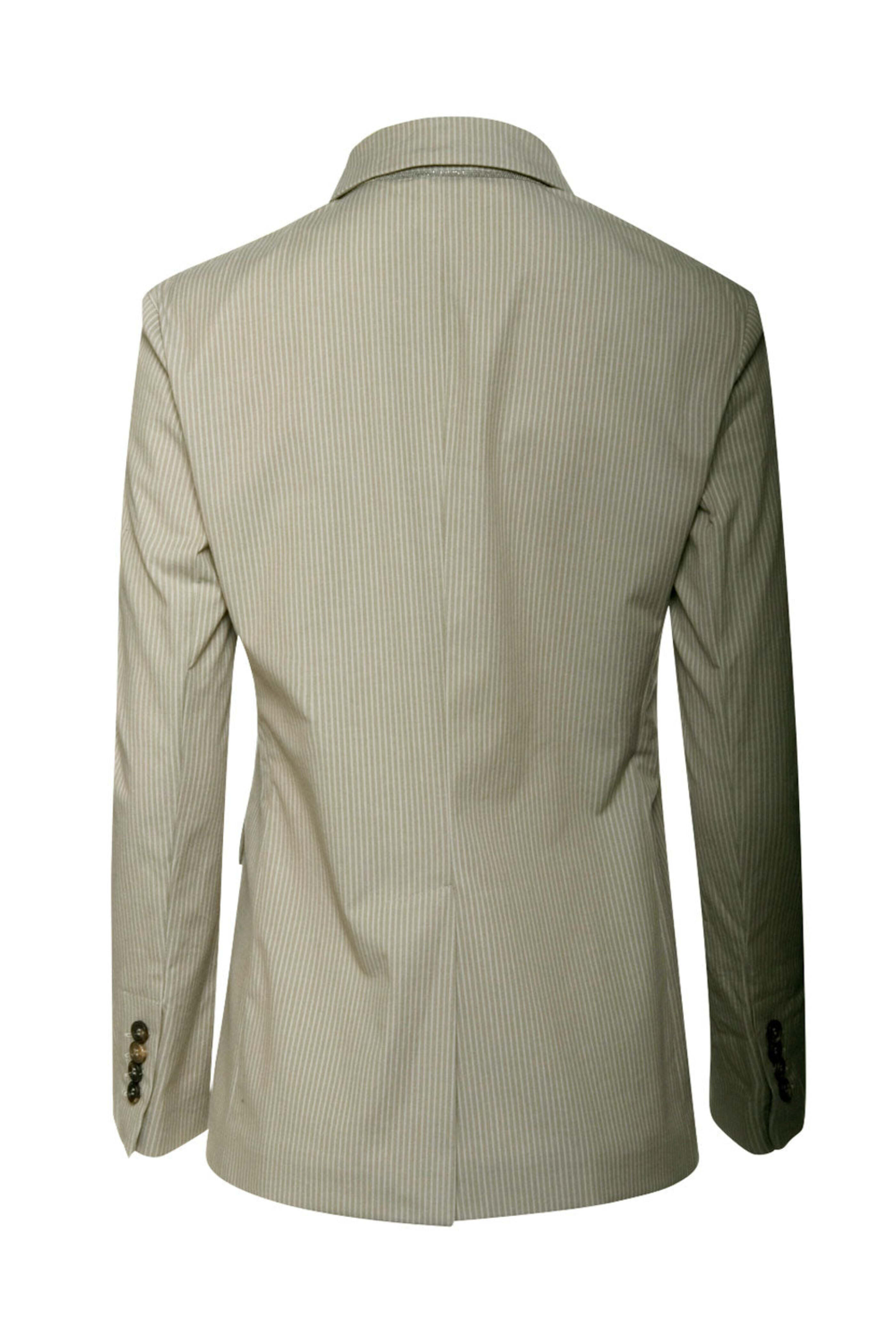 Brunello Cucinelli - Desert Cotton Pinstripe Jacket