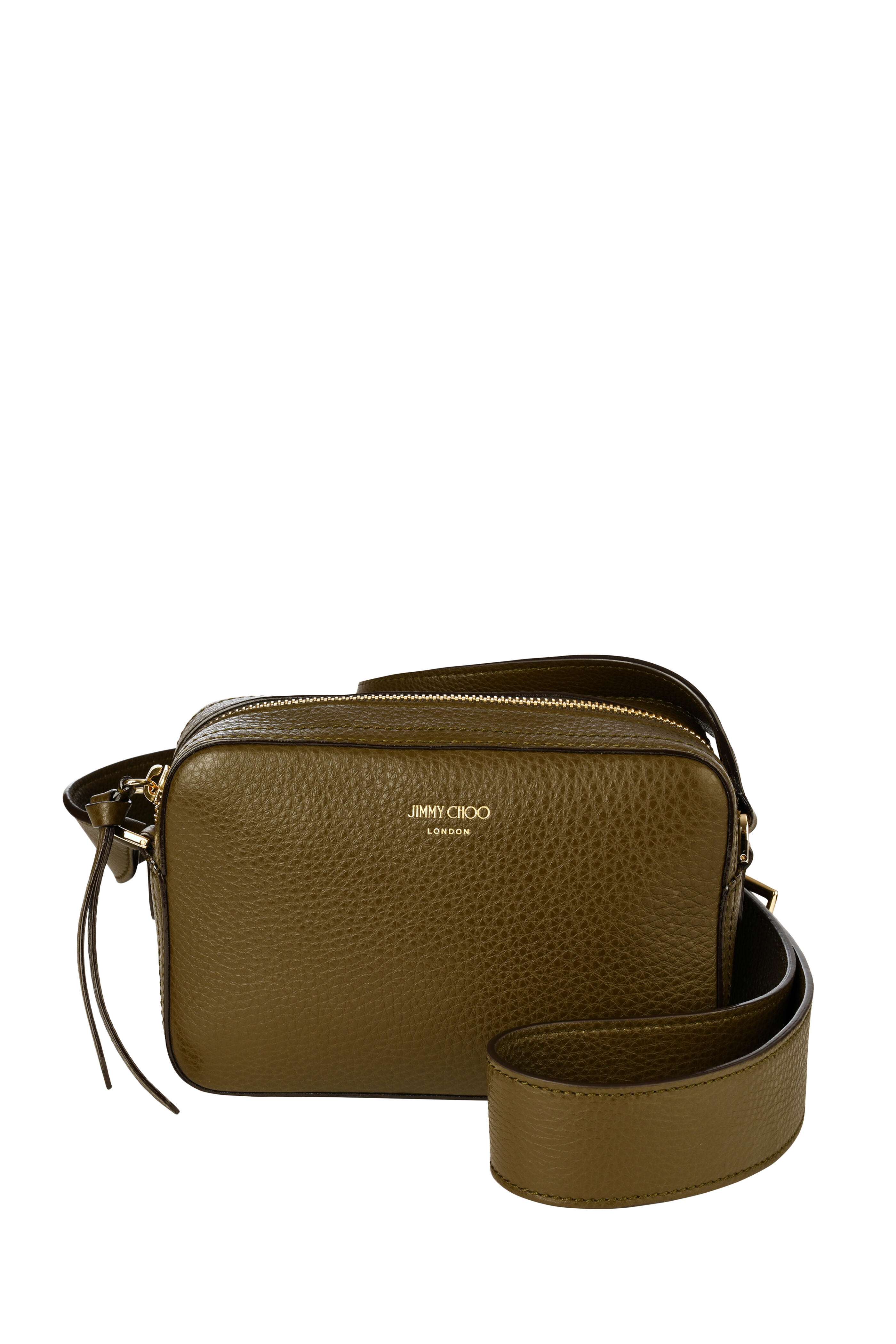 Jimmy Choo - Pegasi Seaweed Leather Camera Bag