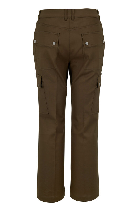 Michael Kors Collection - Spruce Cotton Crop Flare Cargo Pant