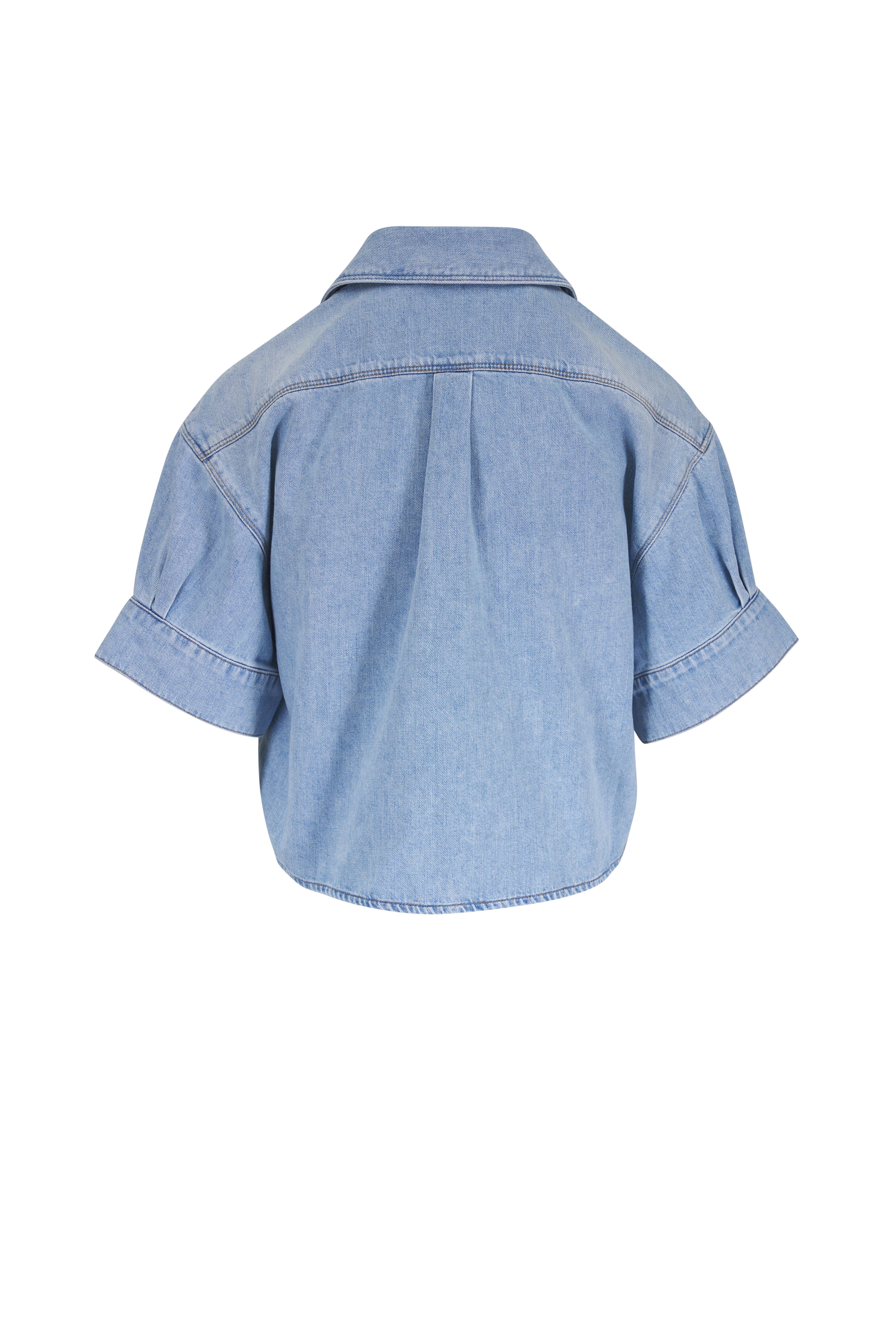 Loewe - Washed Blue Cropped Shirt