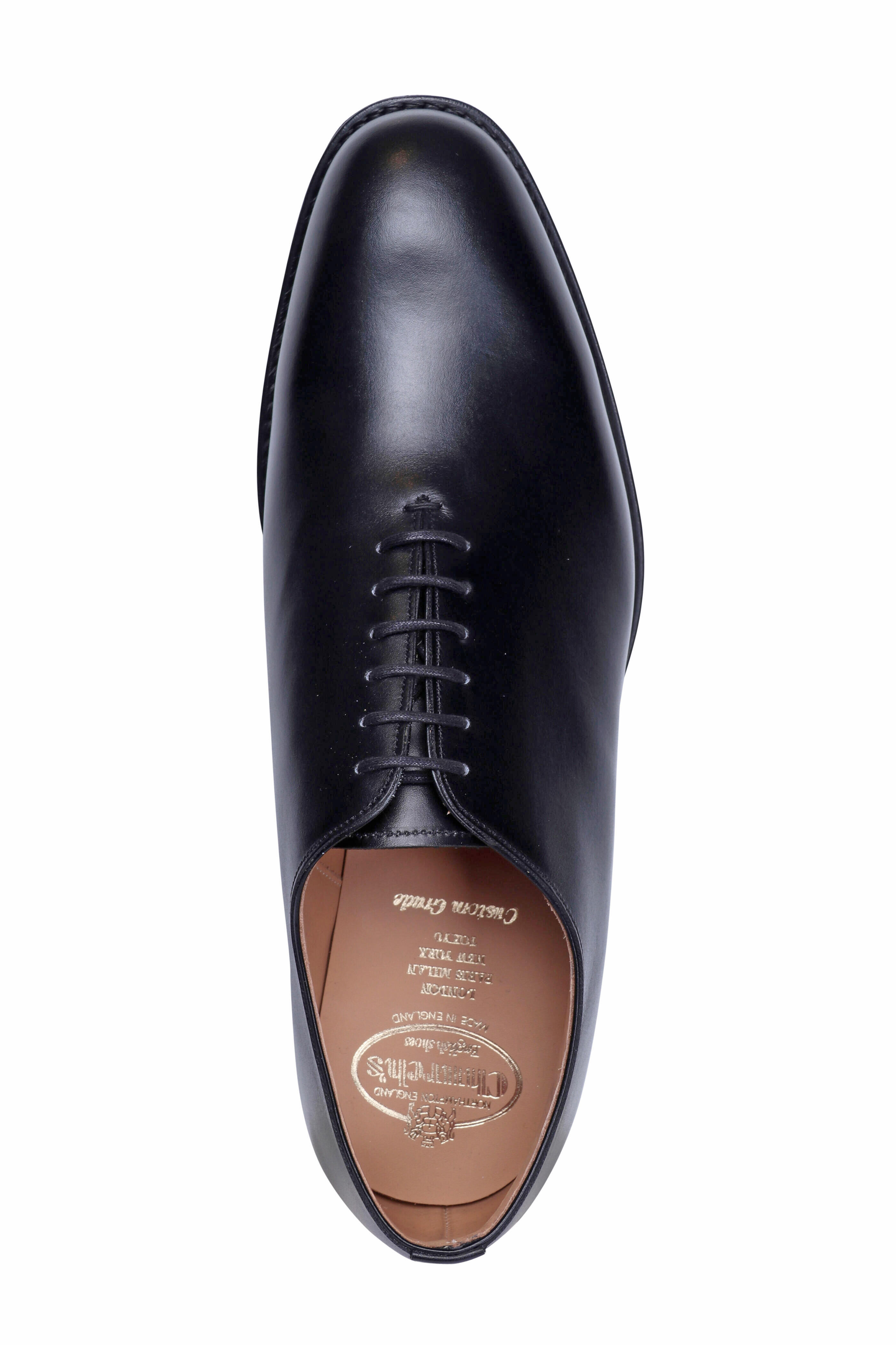 Church's - Oldford Wholecut Black Leather Oxford