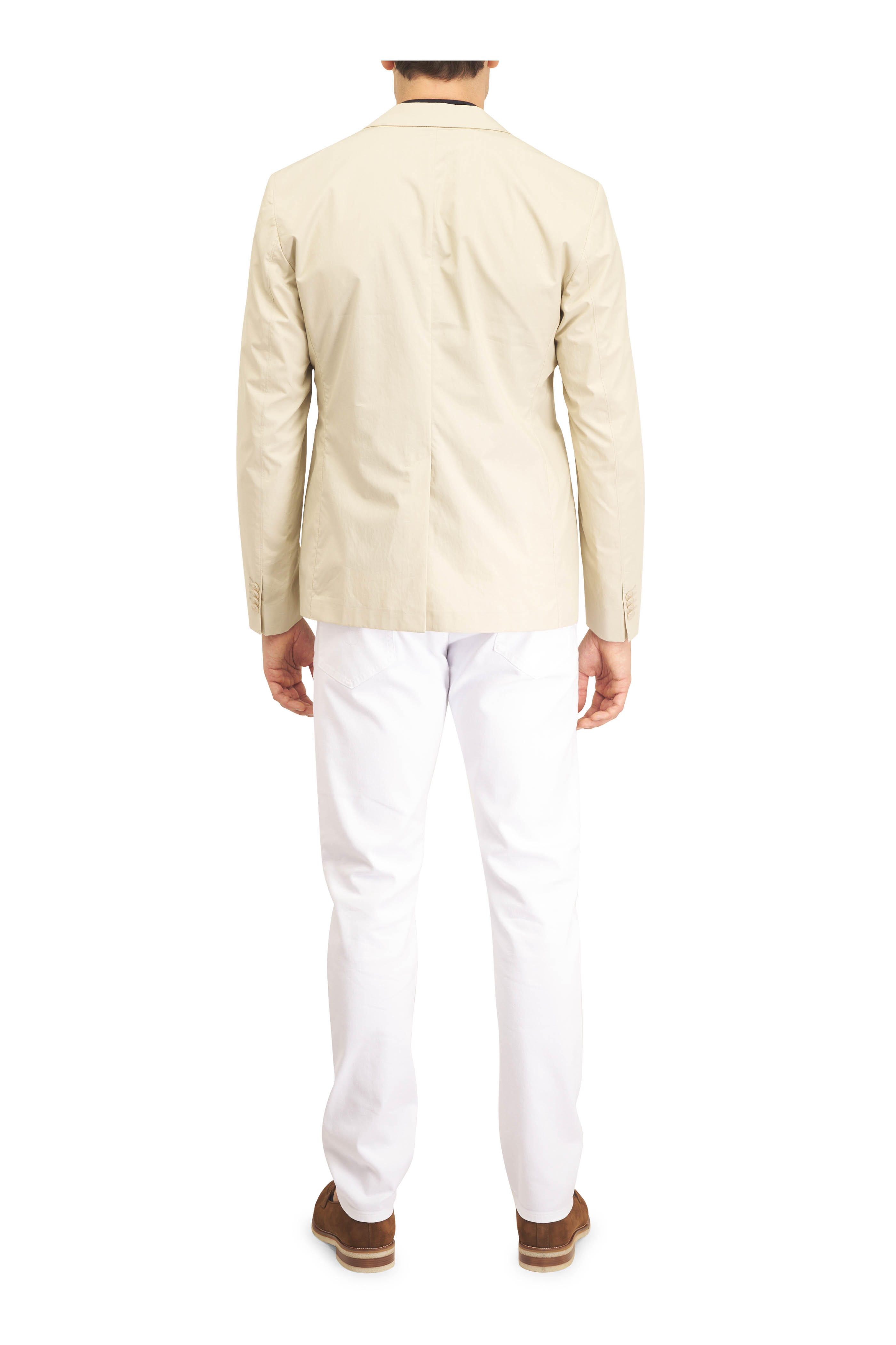 Orlebar Brown - Tan Mathis Cotton Semi Structured Blazer