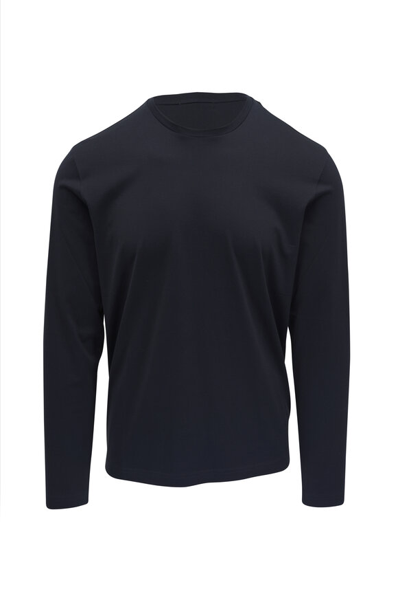 Stefan Brandt Enno 30 Navy Marino Long Sleeve T-Shirt