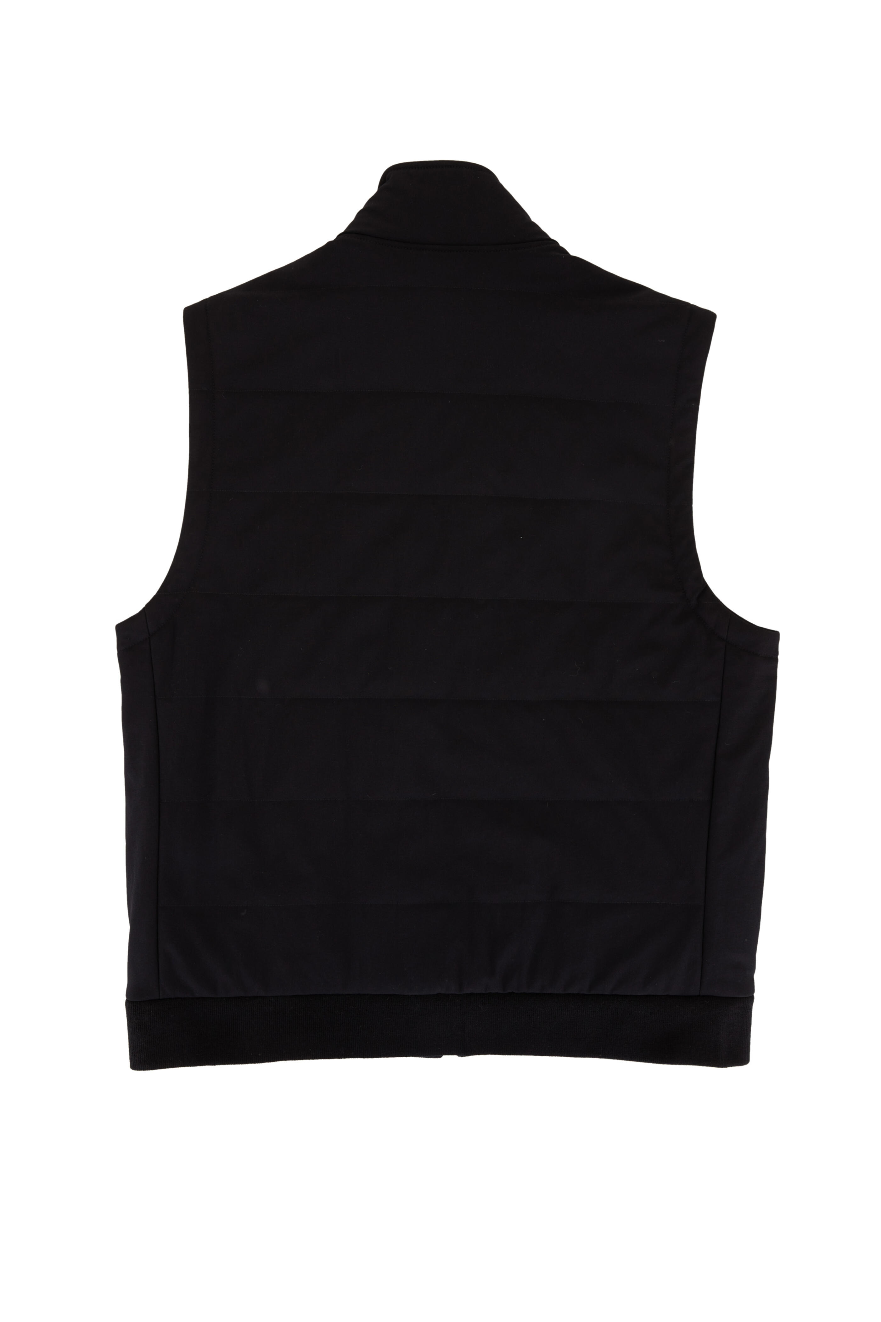Vince Modern Black Zip Vest Mitchell Stores