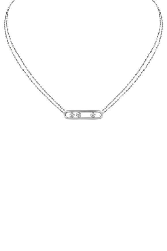 Messika - White Gold Move Diamond Necklace