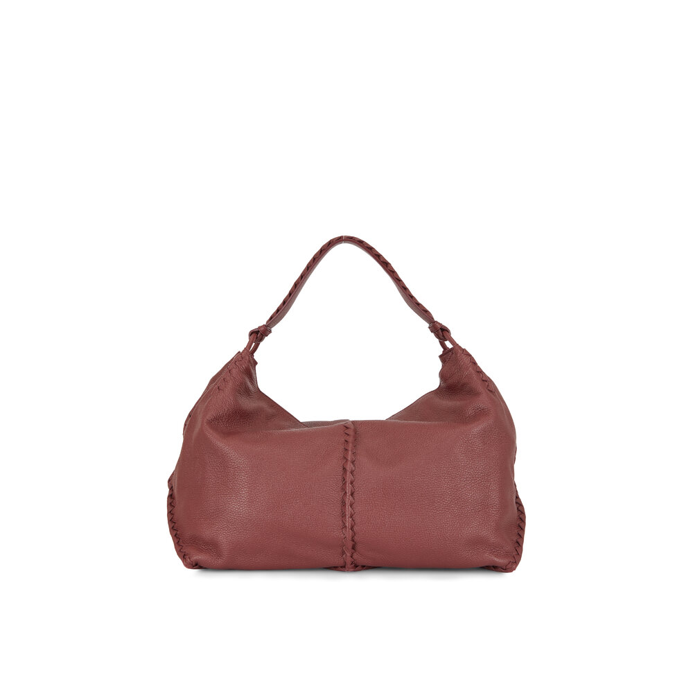 Bottega veneta medium on sale deerskin leather hobo bag