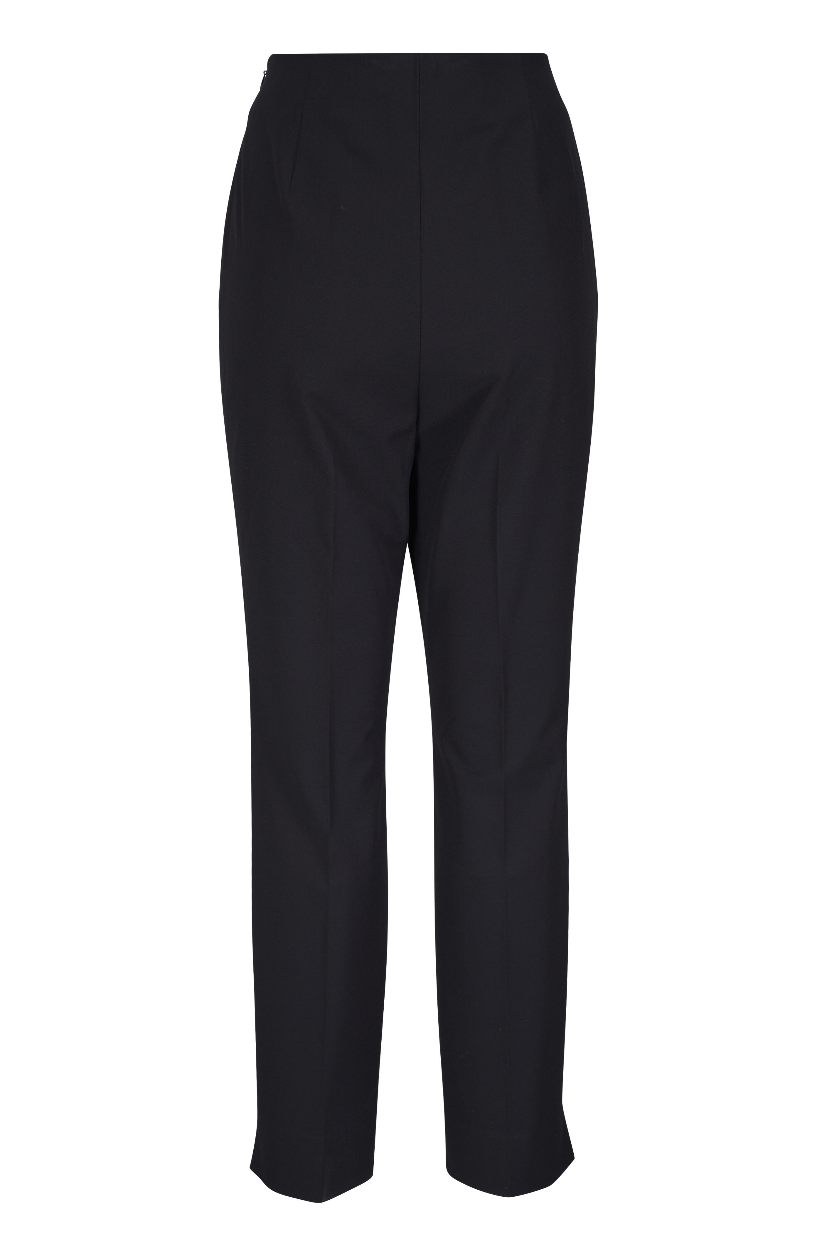 Lafayette 148 New York - Stanton Black Cotton Cropped Pant