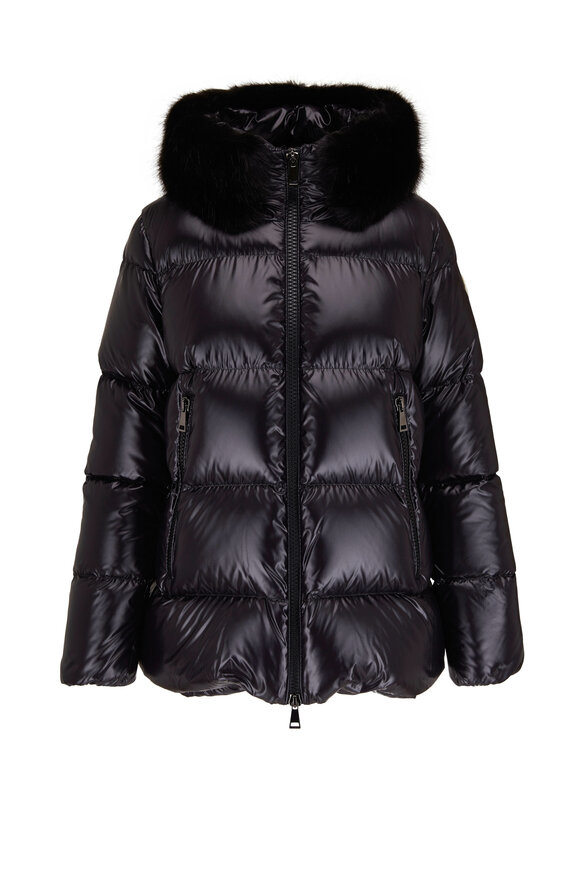 Moncler - Laiche Black Short Down Jacket