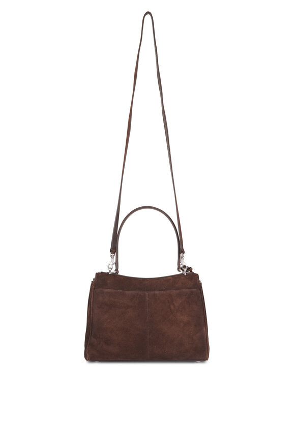 Balenciaga Small Rodeo Espresso Suede Top Handle Bag - view 2