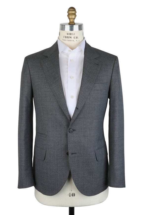 Brunello Cucinelli - Medium Gray Wool Suit 