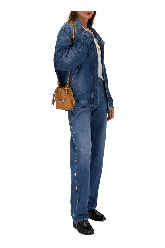 3x1 - Nicole Deep Blue Studded Jean 