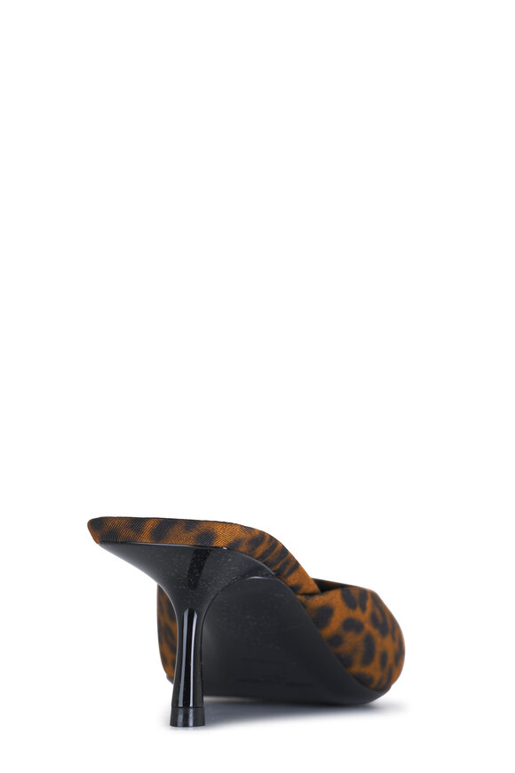 Saint Laurent - Barbara Leopard Mule, 55mm