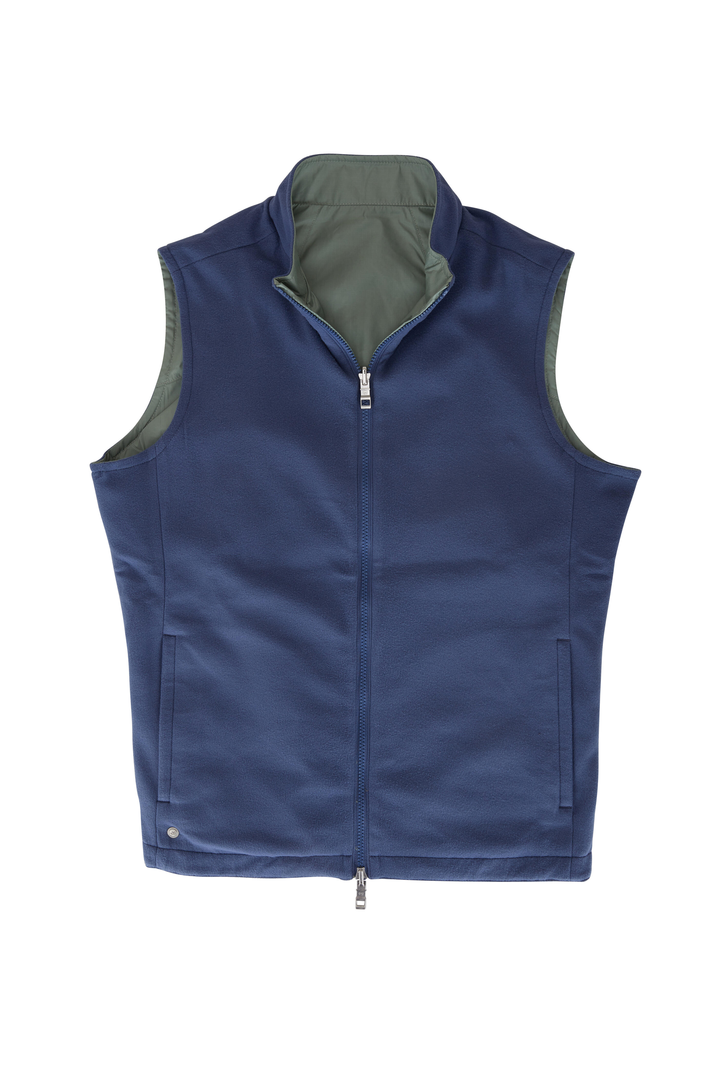 Peter Millar - Olive & Blue Thermal Reversible Vest