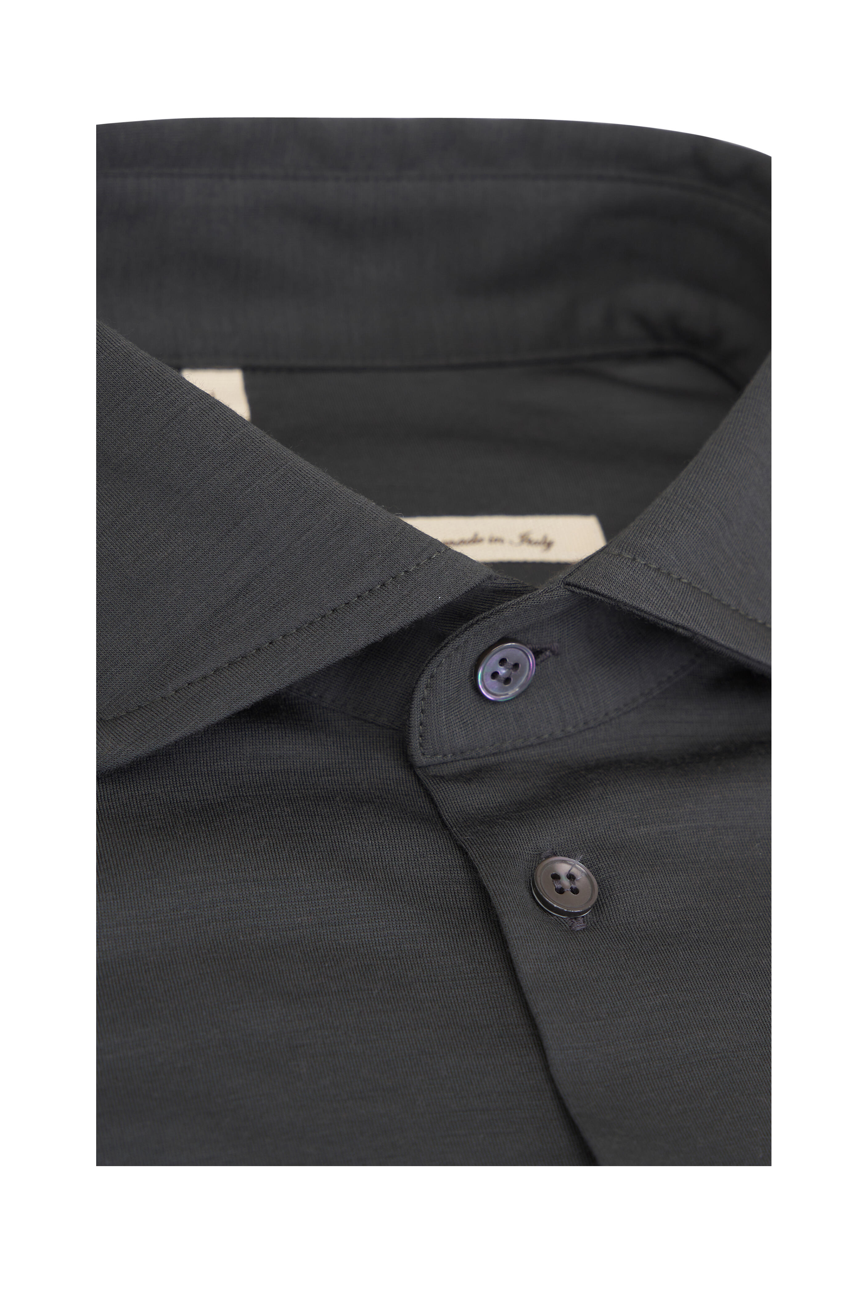 Maurizio Baldassari - Olive Wool Knit Sport Shirt