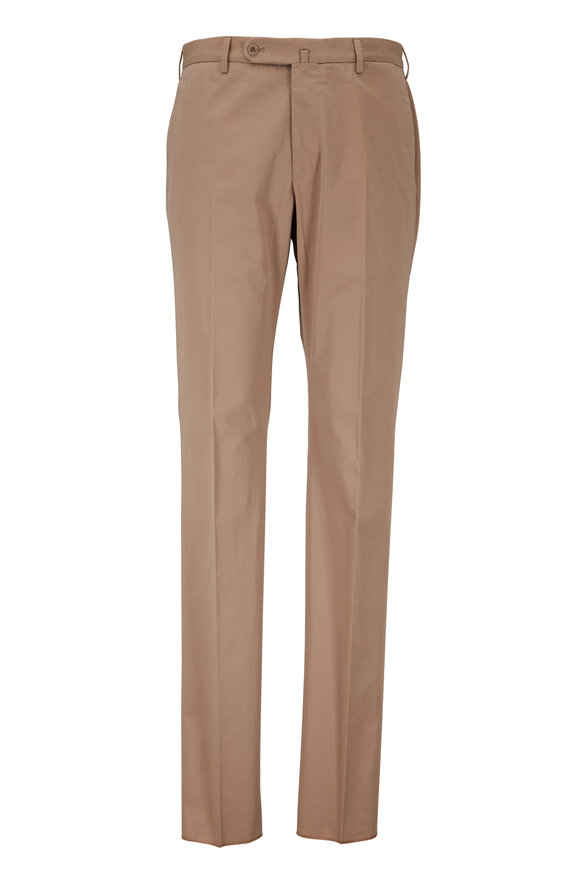 Incotex - Brando Tan Cotton Trousers