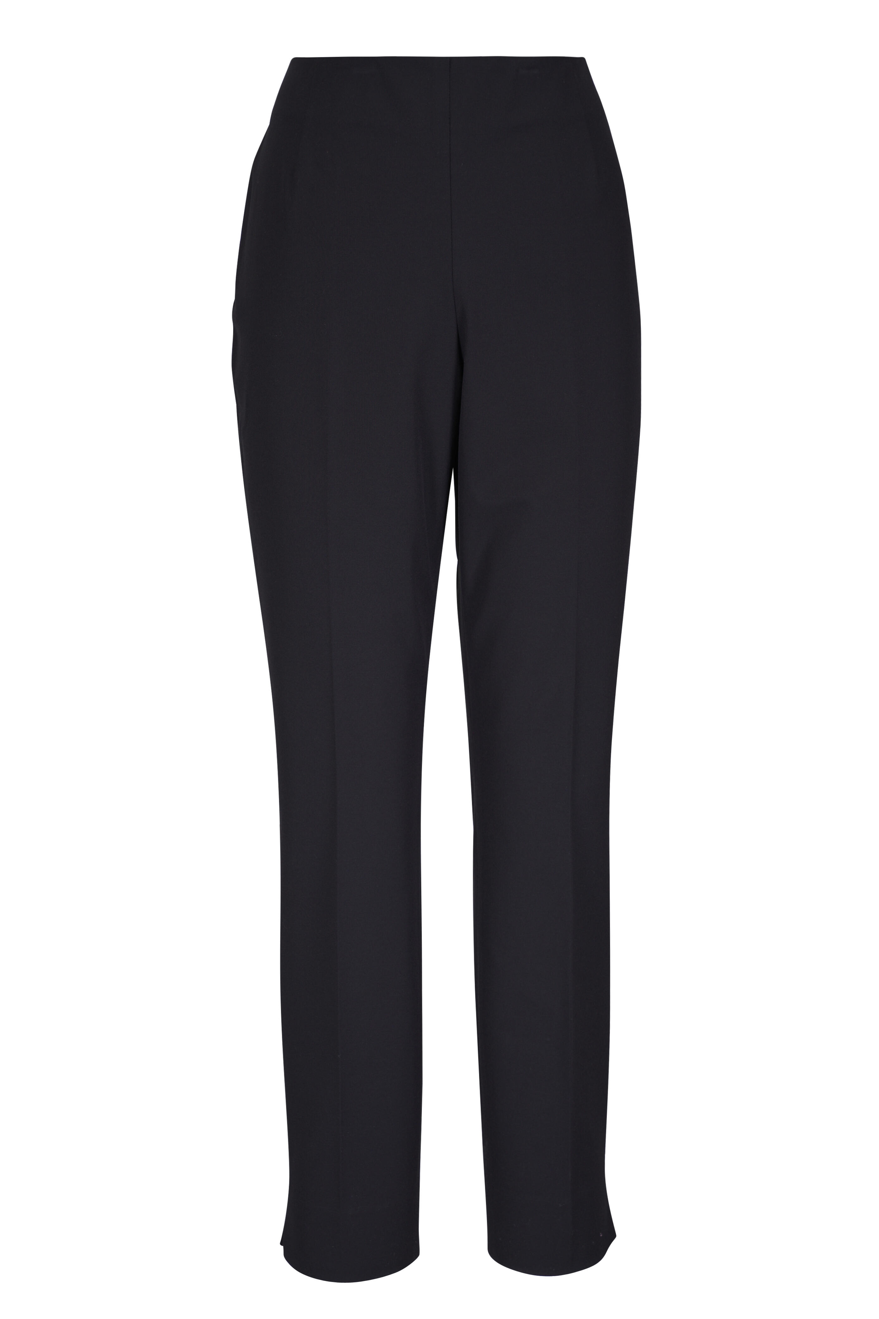 Lafayette 148 New York - Stanton Black Cotton Cropped Pant