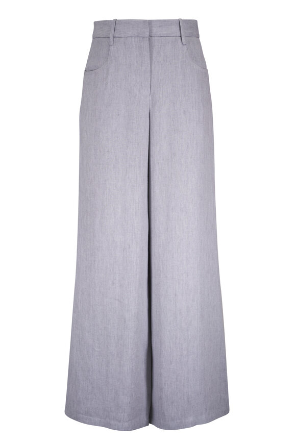 TWP Dillon Light Heather Gray Washed Hemp Pant