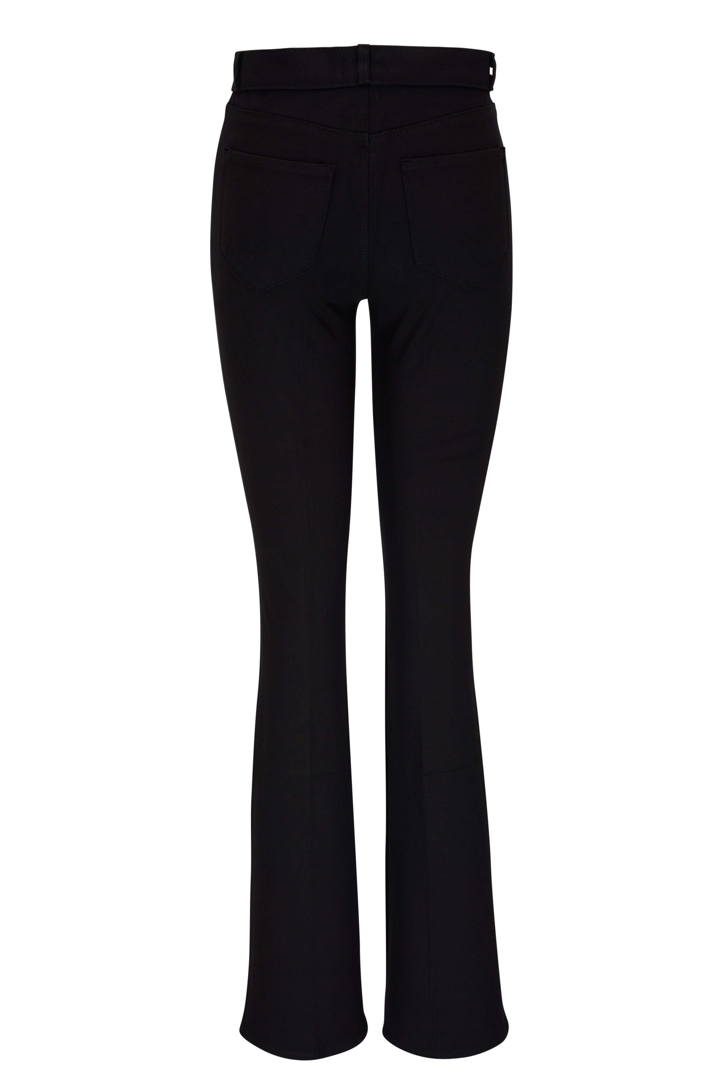 L'Agence - Selma Black Stretch High Rise Baby Boot Pant