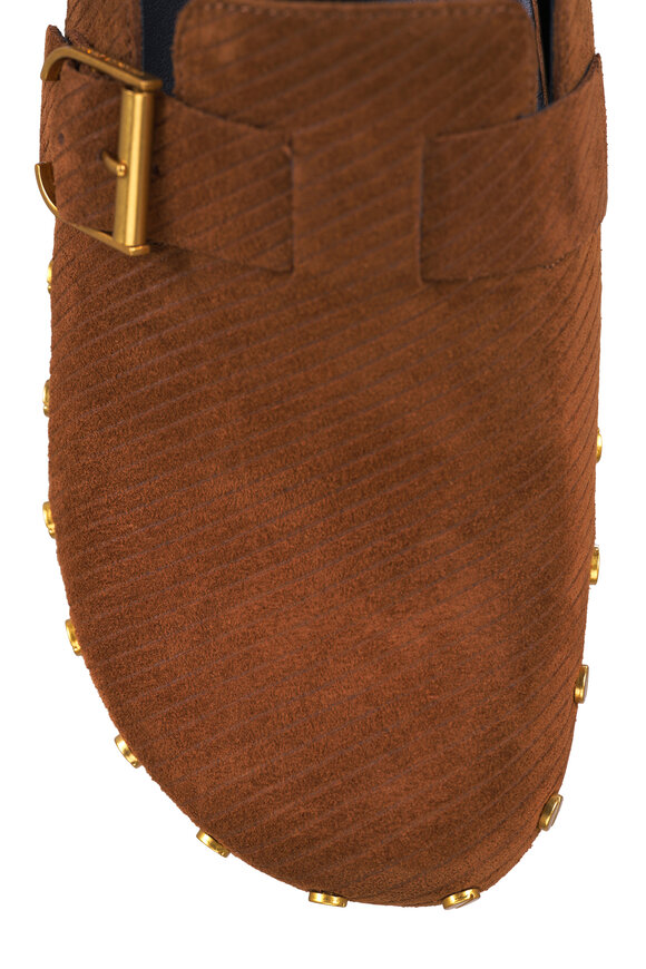 Veronica Beard Fern Hazelwood Suede Clog - view 5