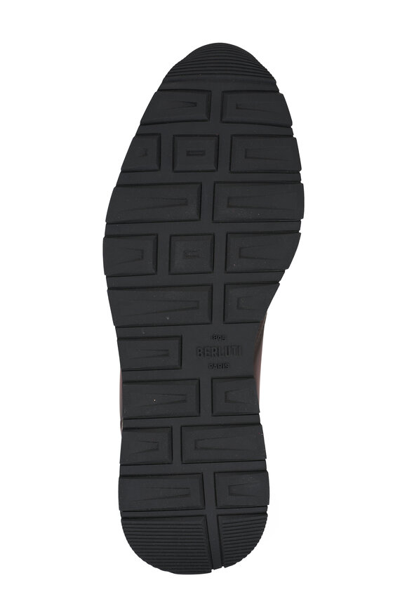 Berluti - Fast Track Burgandy Leather Sneaker