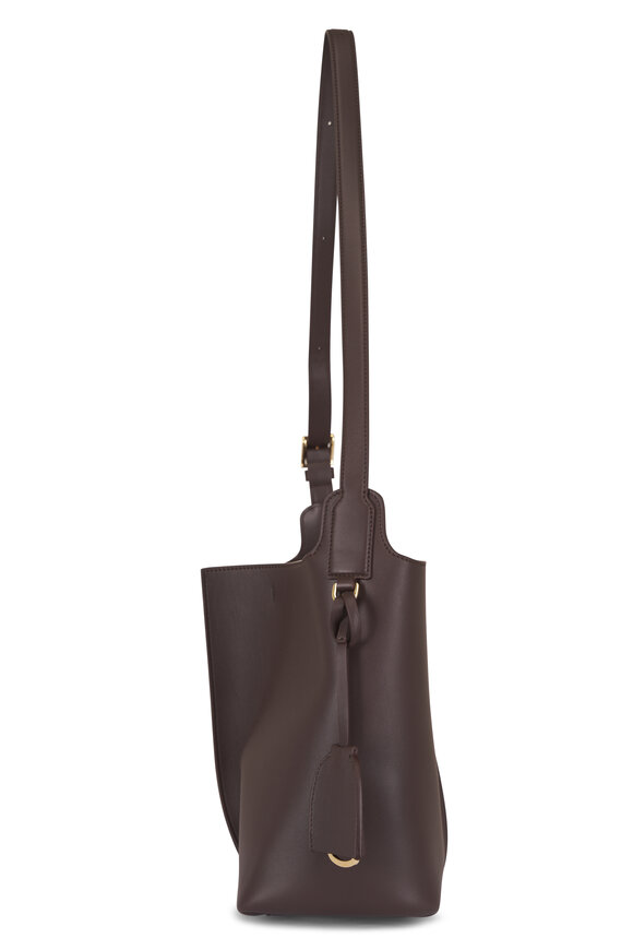 Loewe Medium Bilbao Chestnut Leather & Suede Bucket Bag - view 5