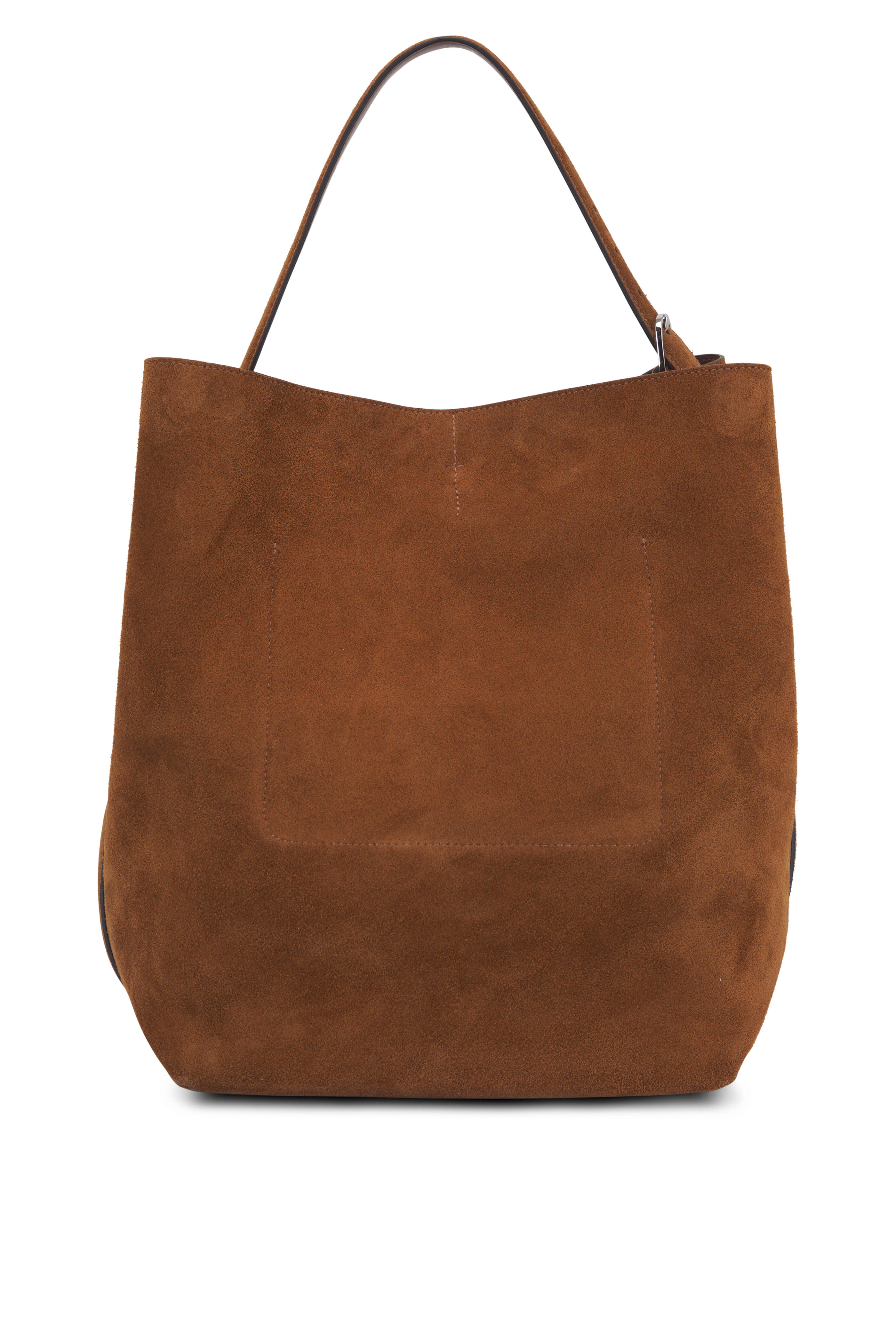 Totême - Tan Suede Belted Tote