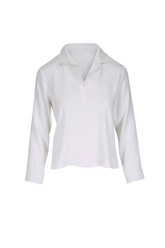 【Peter Do】Trench Blouse White 38 Peter Do Kiko Shirt | Shopbop