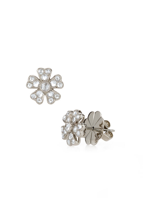 Kwiat - Vintage White Gold Diamond Earrings